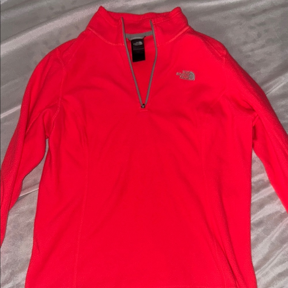 The North Face Pink Quarter-Zip Pullover